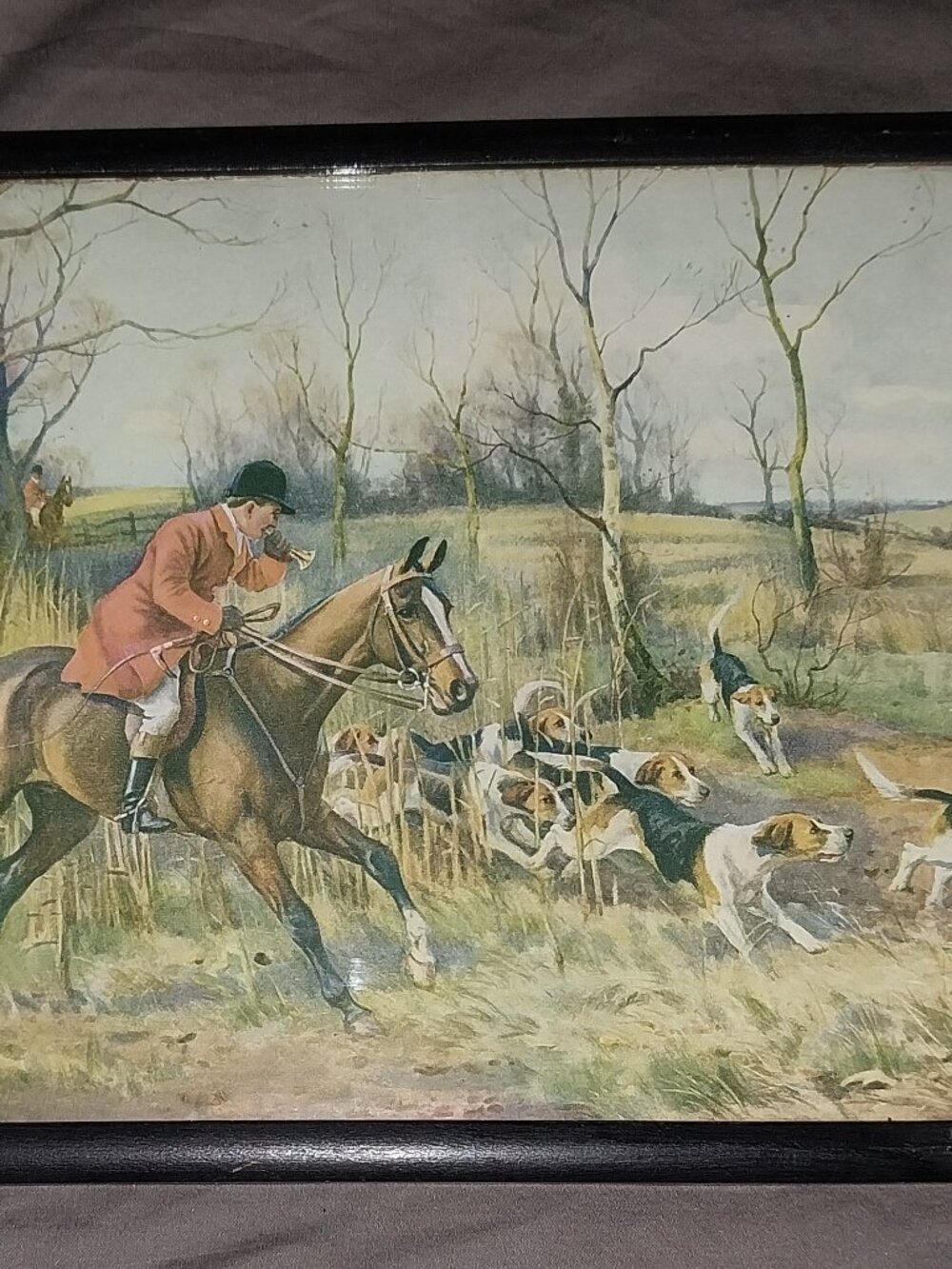 John Sanderson-Wells Framed Hunting Print